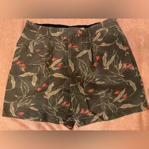 rag & bone Black Floral Men Shorts